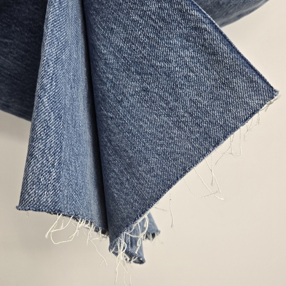 Re/ Done Jeans 70's Stove Pipe Mid Wash Raw Hem - Picture 11 of 15